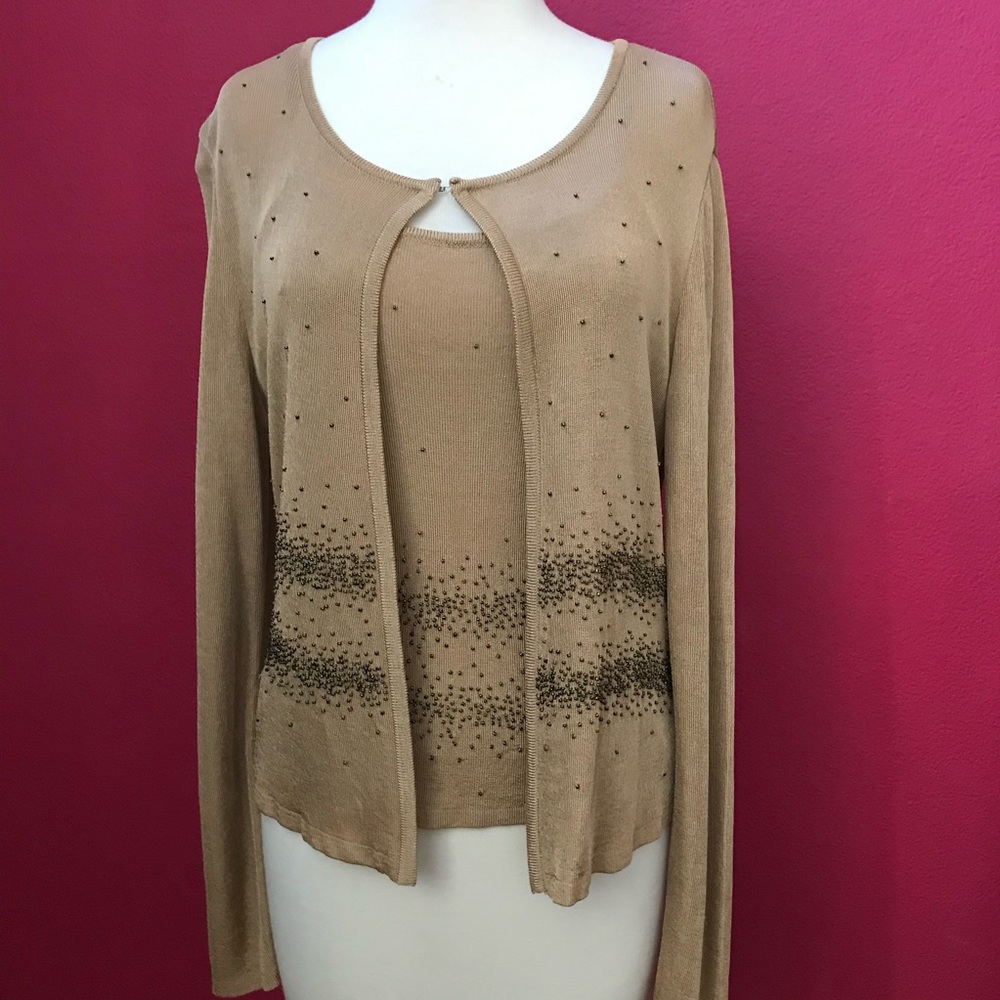 Cardigan and tank set